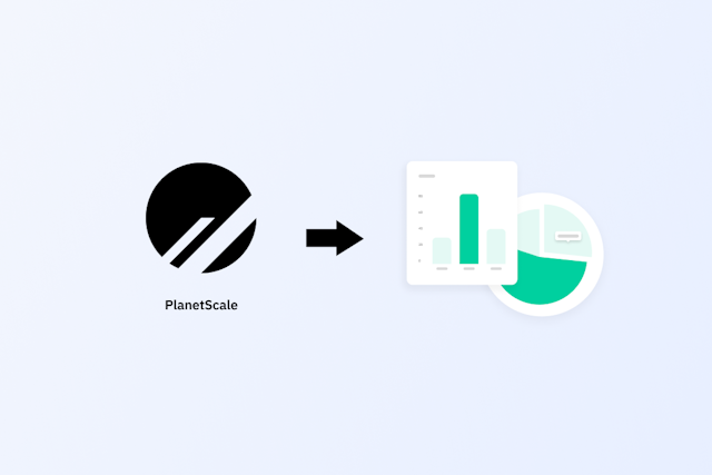 Build dashboards and set up Slack alerts on the PlanetScale database.
